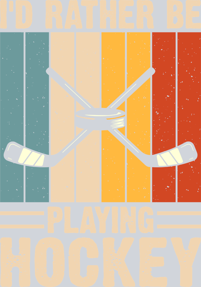 Id Rather Be Playing Ice Hockey - STK03136