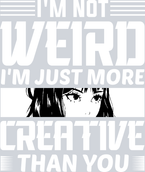 Not Weird More Creative White - STK04540