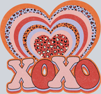 Xoxo Leopard Heart - STK06547
