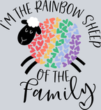 I'm The Rainbow Sheep Of The Family - STK03110
