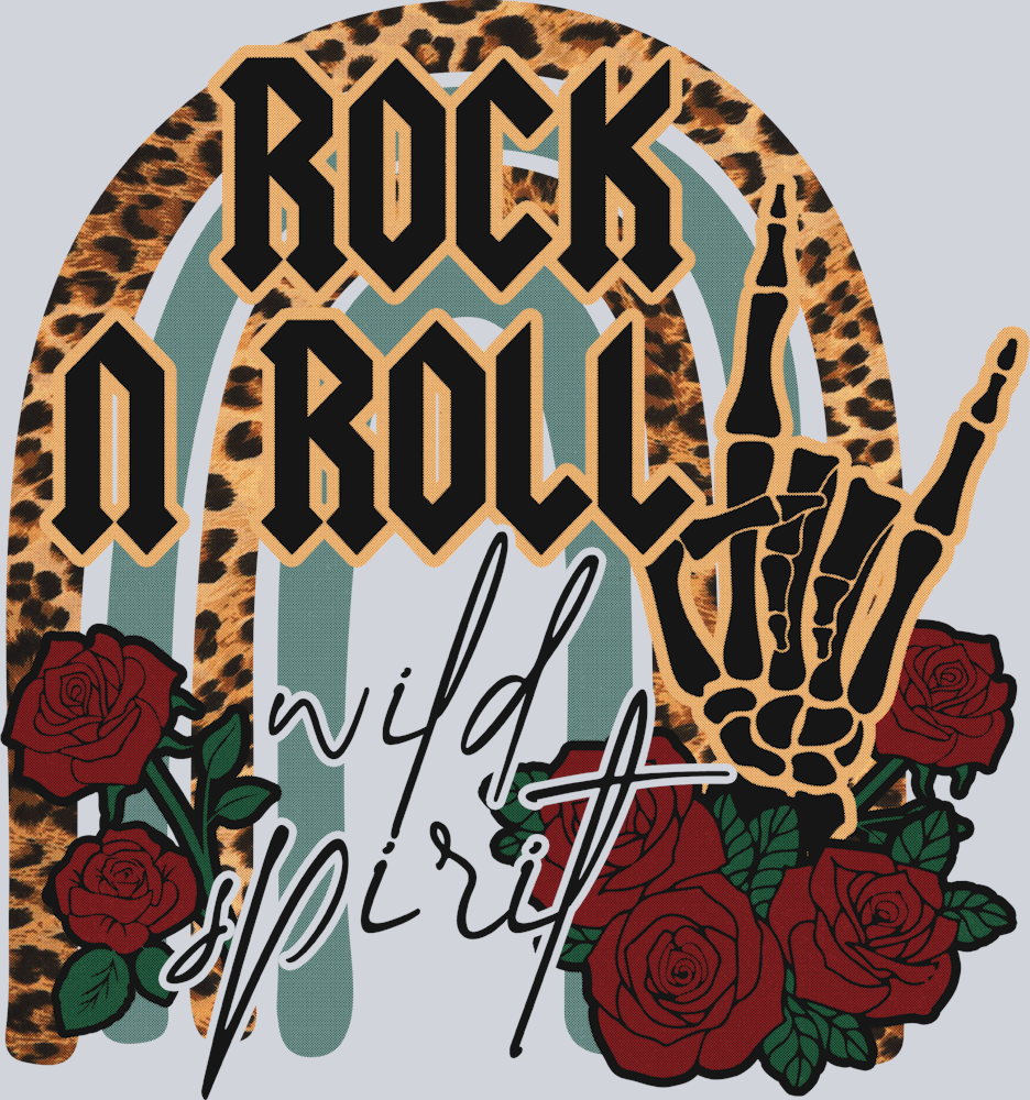 Skeleton Rock N Roll Rainbow - STK05515