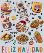 Faux Yarn Feliz Navidad - STK07490