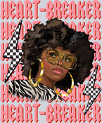 Heart Breaker Black Woman - STK02653