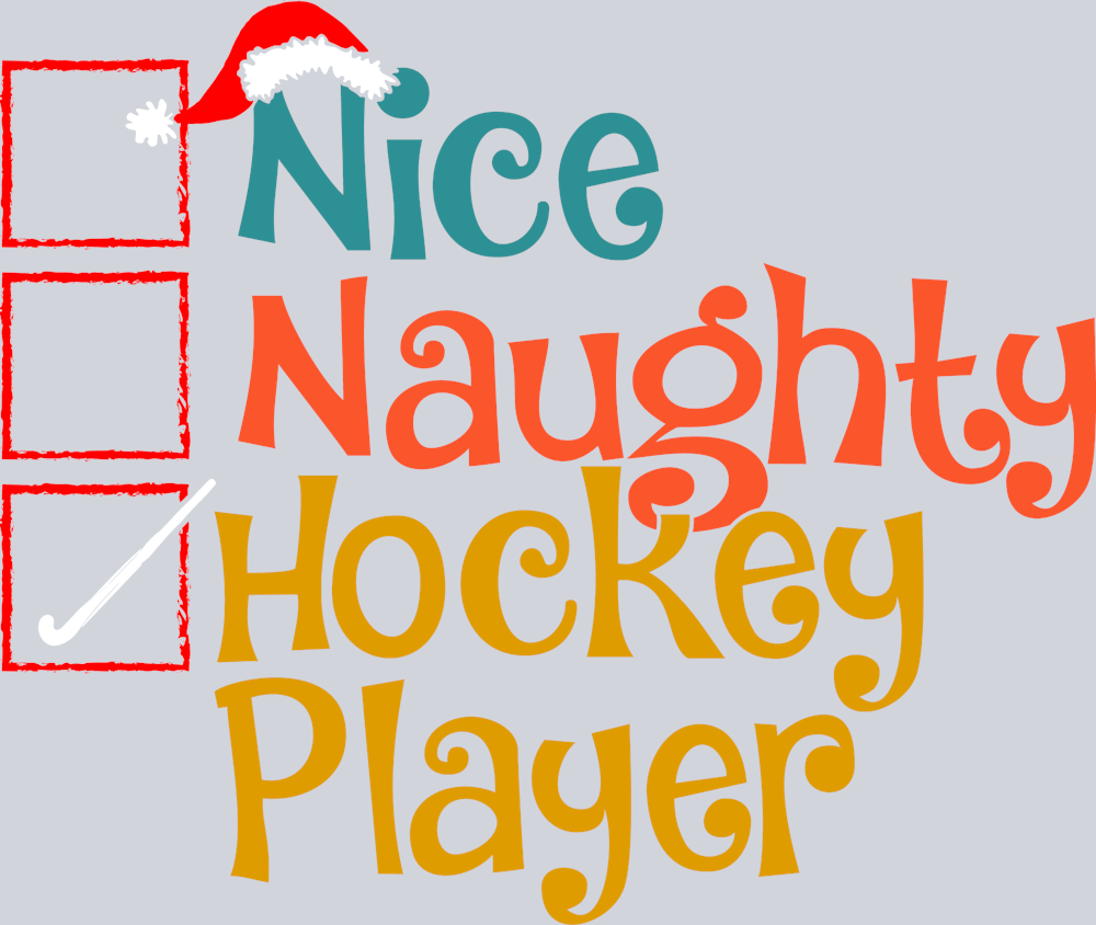 Nice Naughty Hockey Player - STK04502