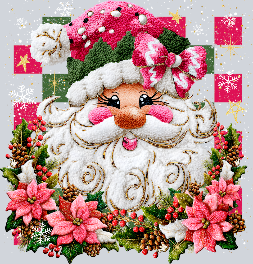 Faux Yarn Santa 4 - STK07512