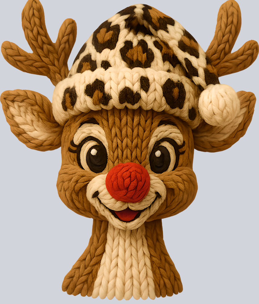 Faux Yarn Rudolph the Red Nosed Reindeer - STK07509