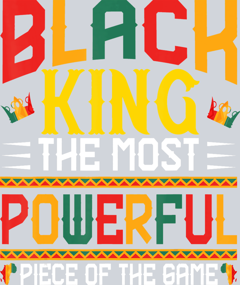 Black King The Most Powerful Piece Of The Game - STK00843