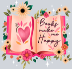 Books Make Me Happy - STK01050