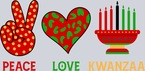Peace Love Kwanzaa - STK04755