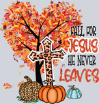 Fall For Jesus He Never Leaves - STK07146