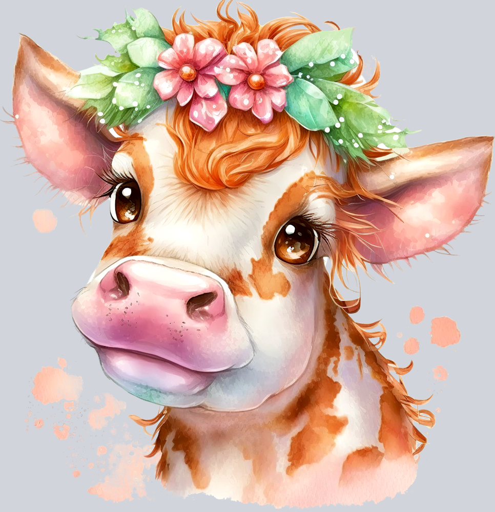Flower Cow 4 - STK06728