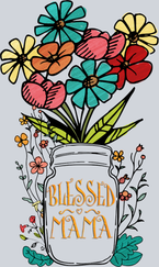 Blessed Mama Mason Jar - STK01014