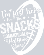 I'm Just Here For The Snacks - White - STK03067