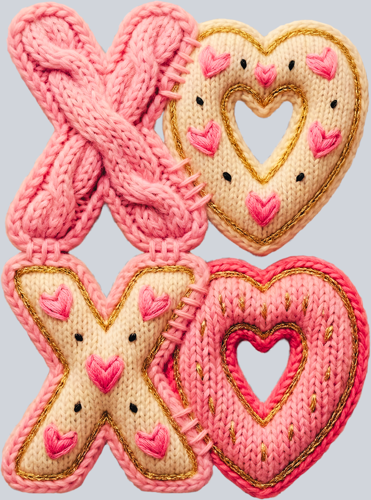 XOXO Faux Yarn 1 - STK07688