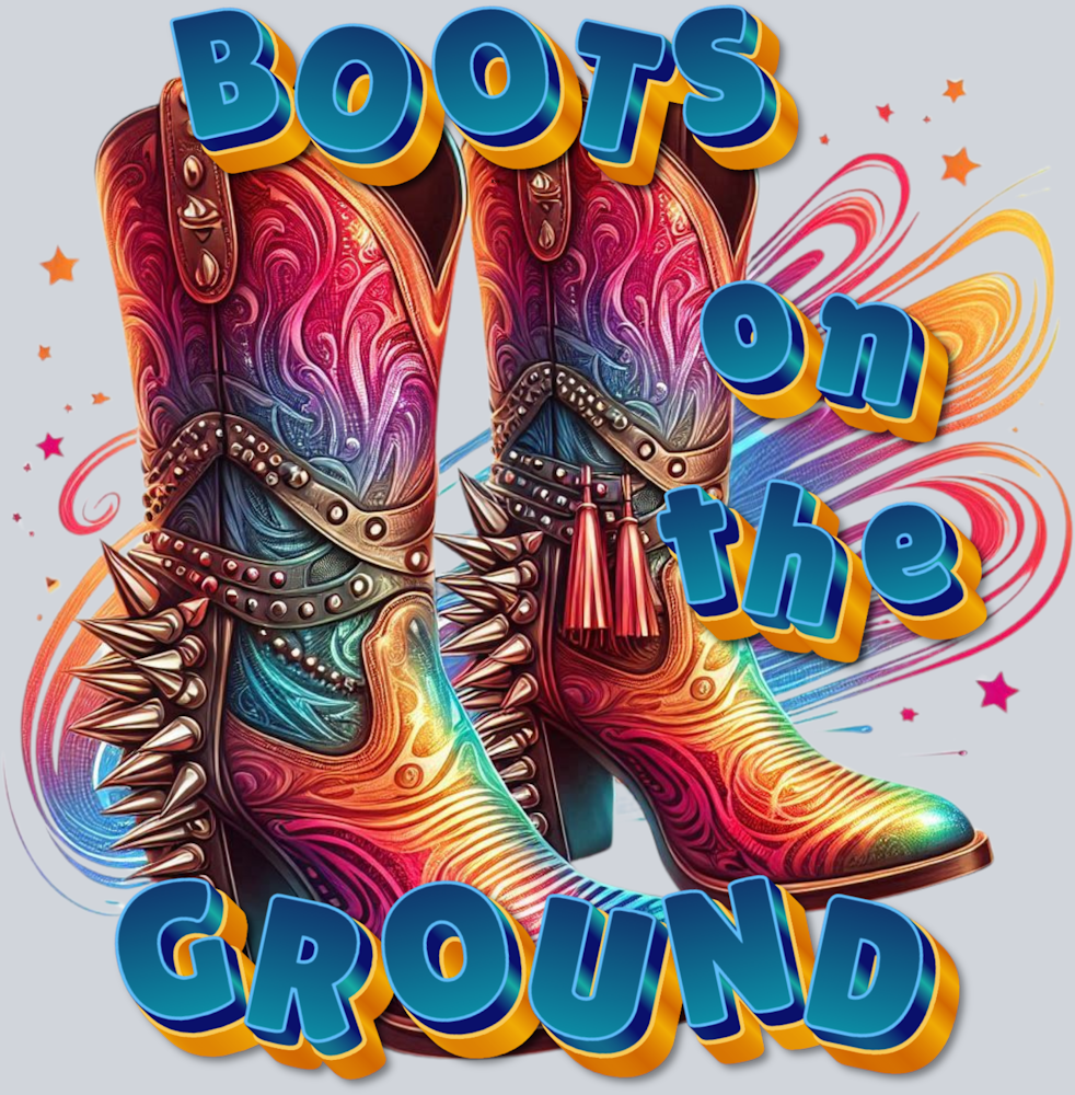Cowgirl Boots On The Ground - STK01442