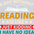 Books A Day Without Reading Color - STK01034