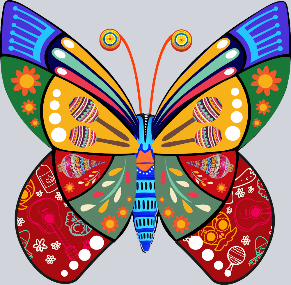 Butterfly Hispanic Heritage - STK01188