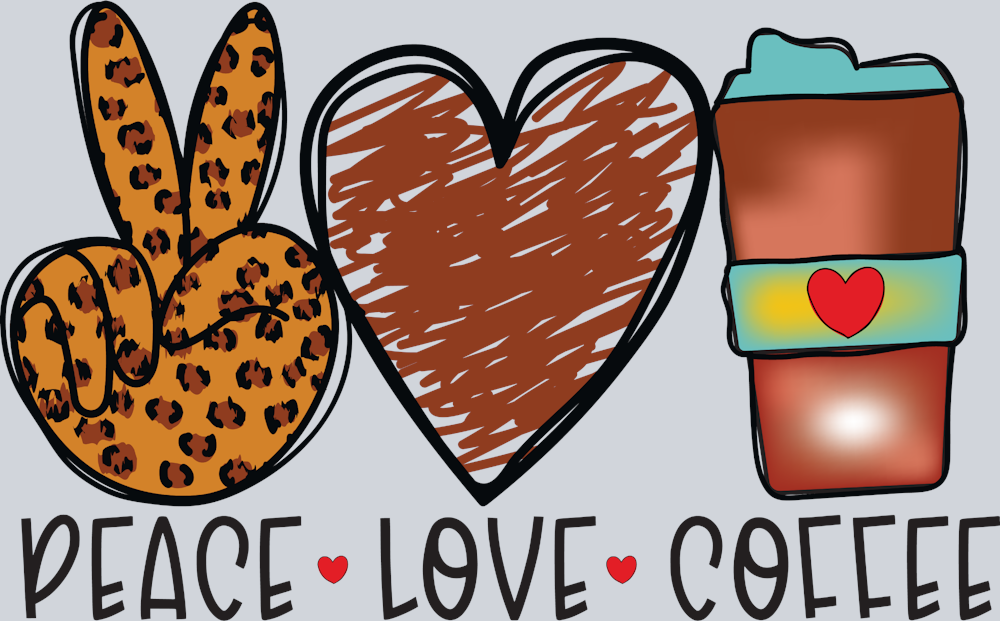 Peace Love Coffee - STK04724