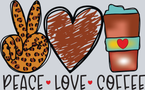 Peace Love Coffee - STK04724