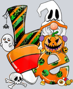 Halloween Gnome Love Candy Corn - STK02478
