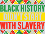 Black History Didn't Start Stripes - STK00671