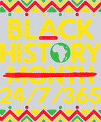 Black History 24 7 365 Yellow - STK00660
