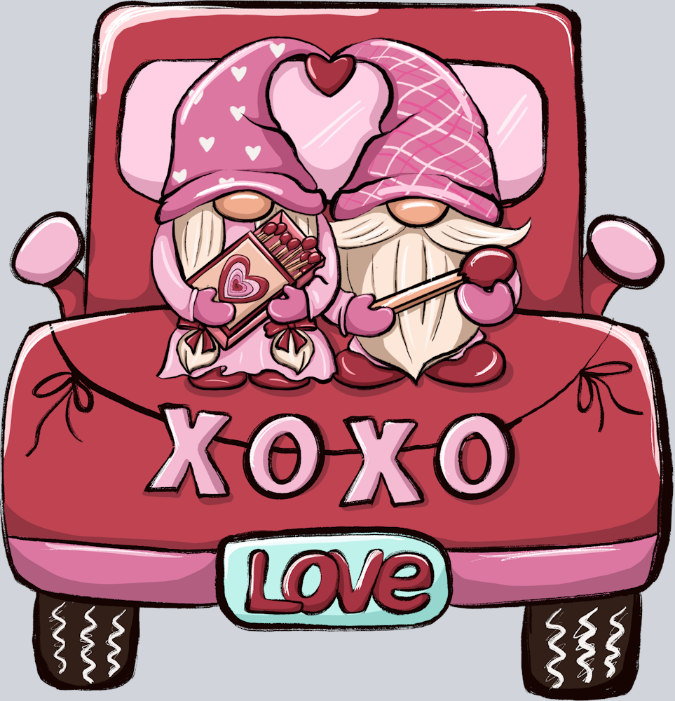 Gnome Truck Xoxo - STK02338