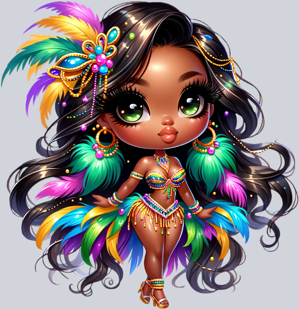 Mardi Gras Girlie - STK04043