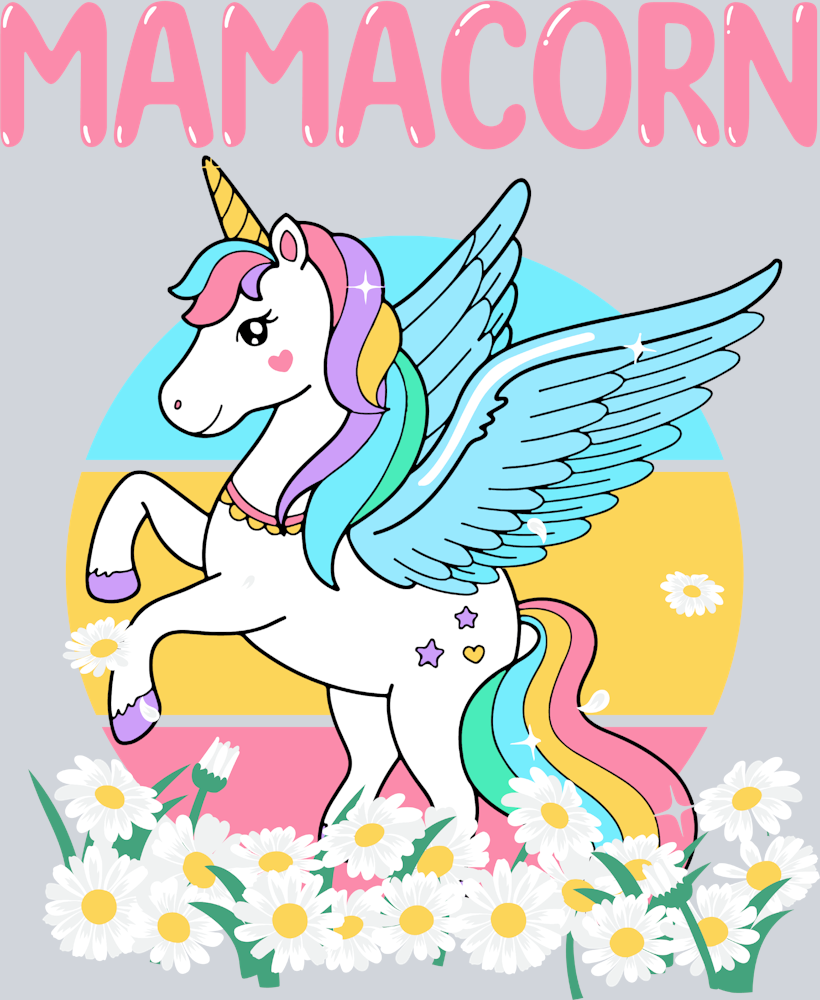 Mamacorn Unicorn Costume Mom Mothers Day - STK03989