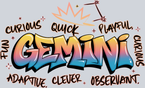 Gemini Graffiti - STK02228
