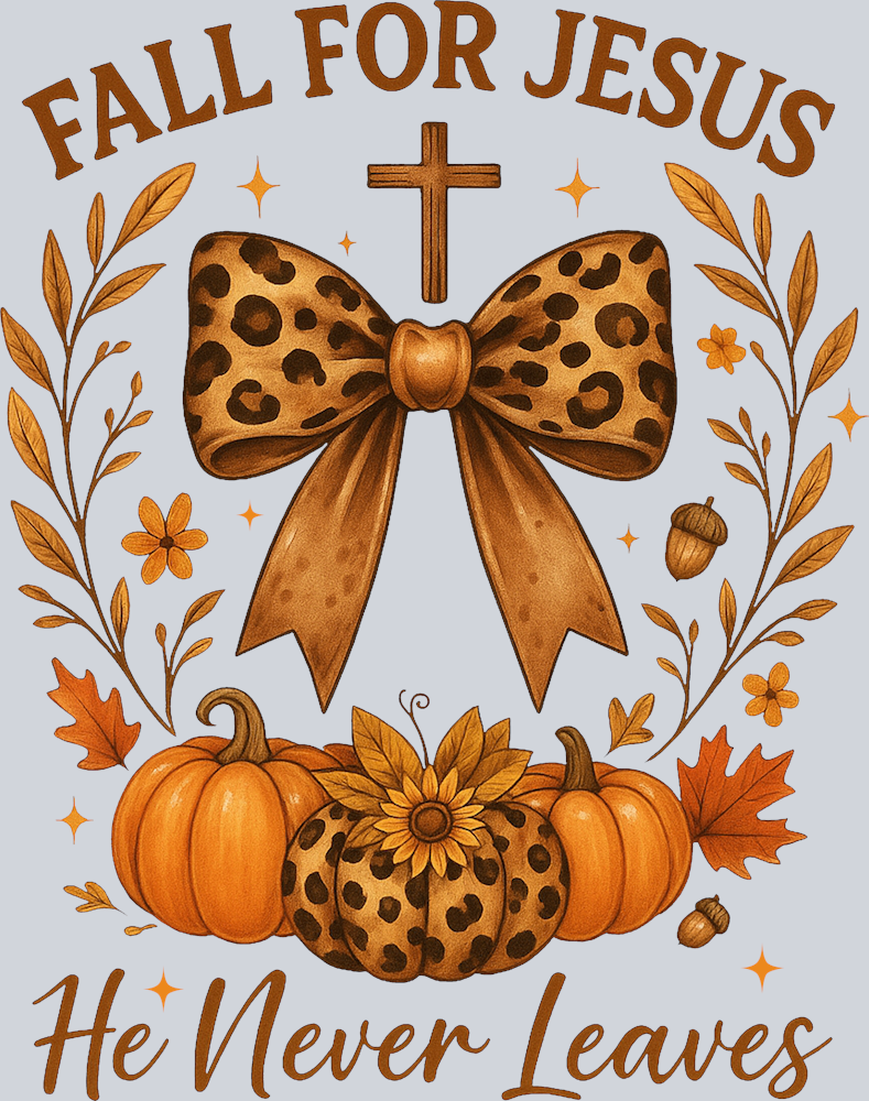 Fall For Jesus He Never Leaves 2 - STK07361