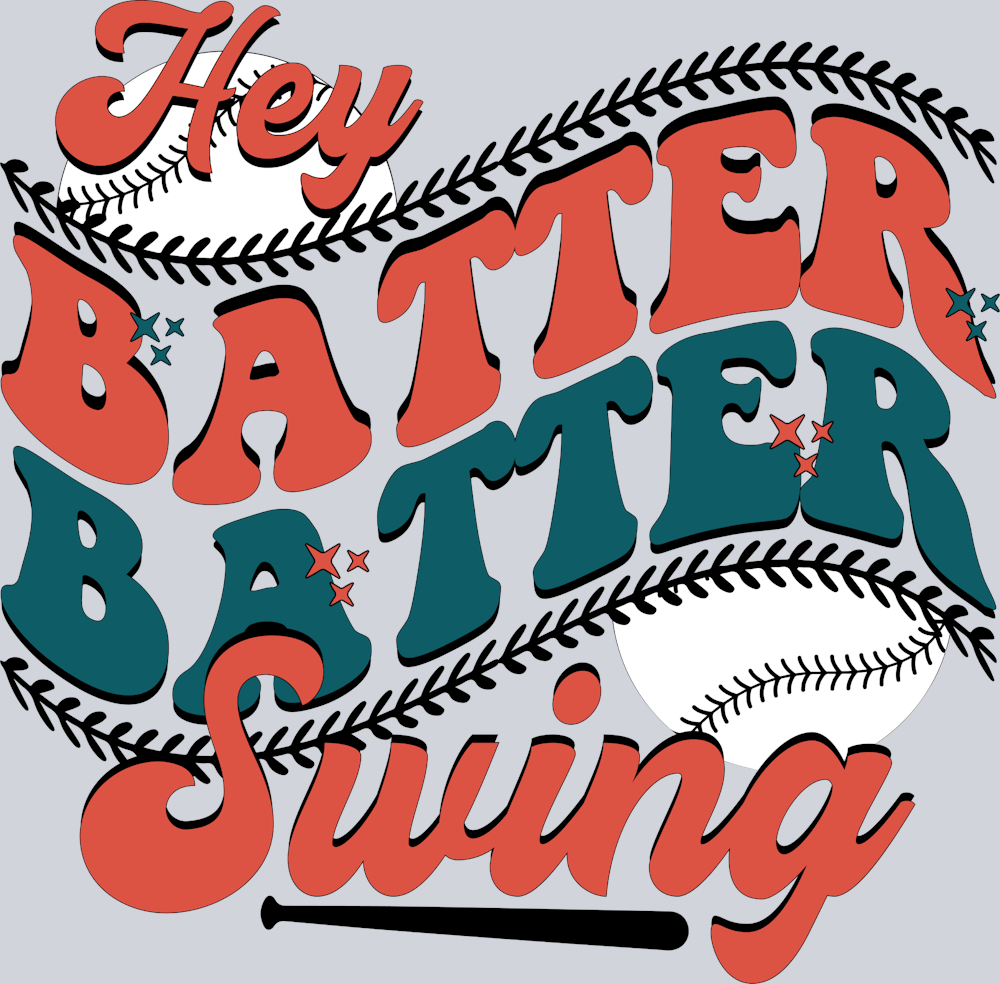 Retro Hey Batter Batter Swing - STK07372