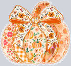 Autumn Pumpkins Lace - STK07345