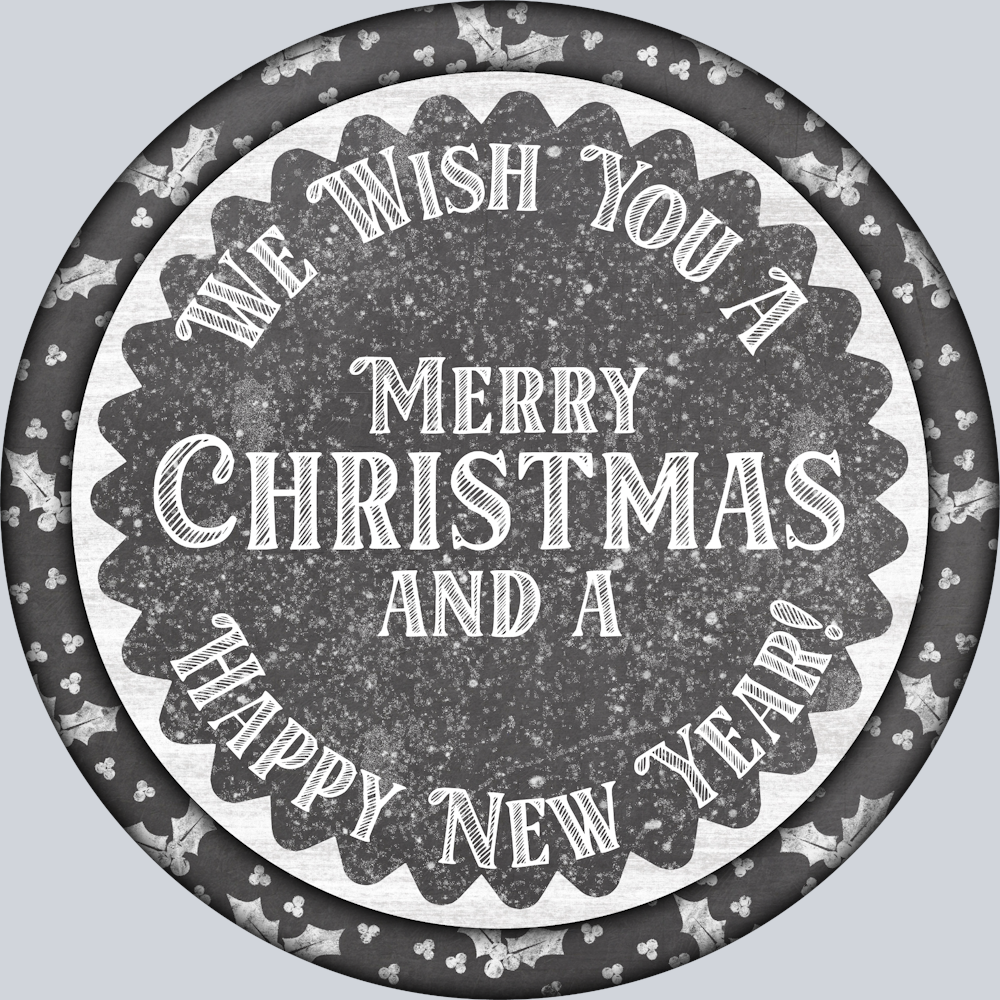 Merry Christmas Happy New Year - STK04240