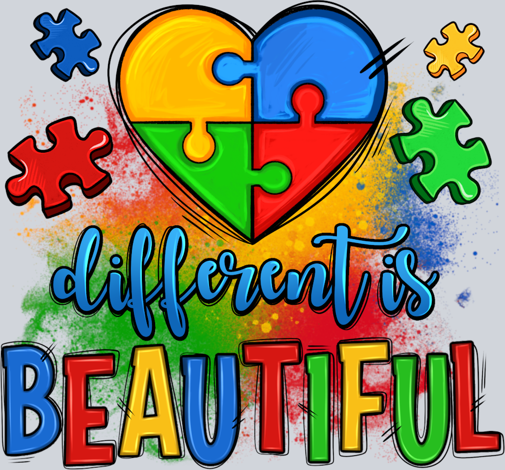 Different Is Beautiful Autism Awareness - STK01647