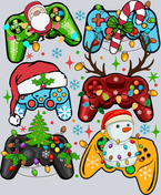 Retro Christmas Gaming Controller - STK05192