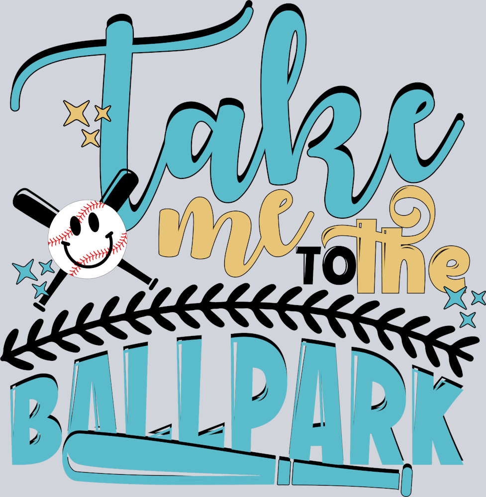 Retro Take Me To The Ballpark - STK07375