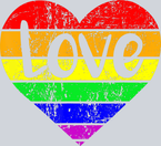 Love Stripe Heart - STK03795