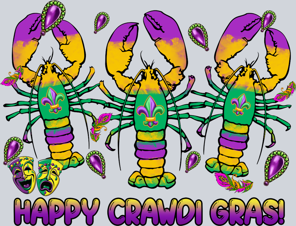 Mardi Gras Craw Fish - STK04030