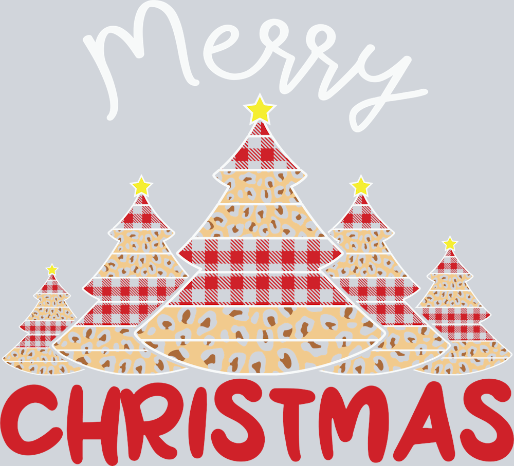 Merry Christmas Leopard Tree - STK04242