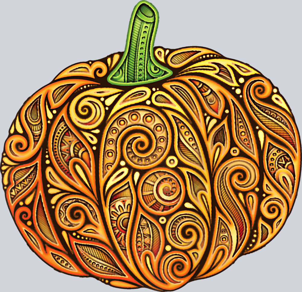 Lacey Paisley Pumpkin - STK03513