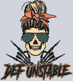 Skull Messy Bun Def Unstable - STK05539