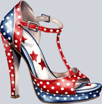 High Heels Patriotic 3 - STK02739