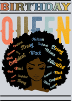 Melanin Birthday Queen - STK04144