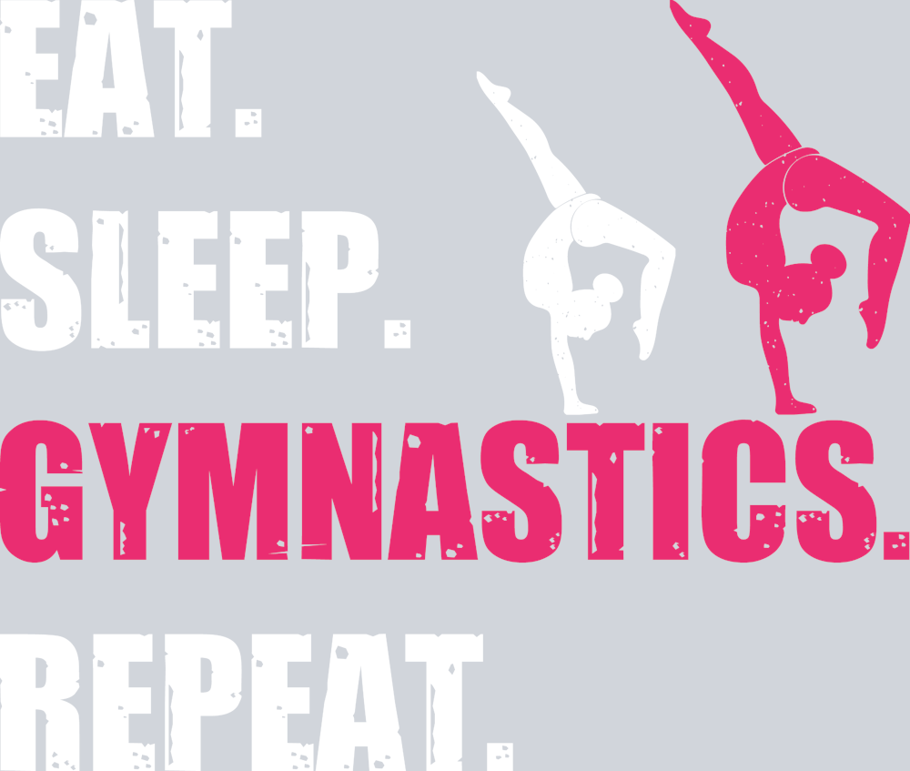 Eat Sleep Gymnastics Repeat 3 - STK07288