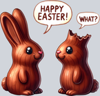 Easter Happy Easter Chocolate - STK01775