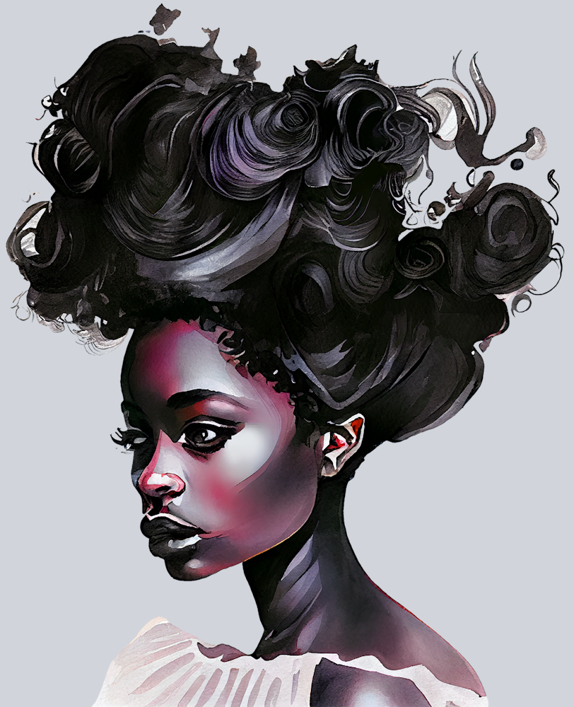 Black Woman Elegant - STK00973