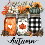 Fall Autumn Jars Black - STK07349