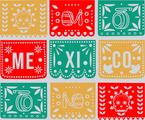 Papel Picado Mexico - STK04681