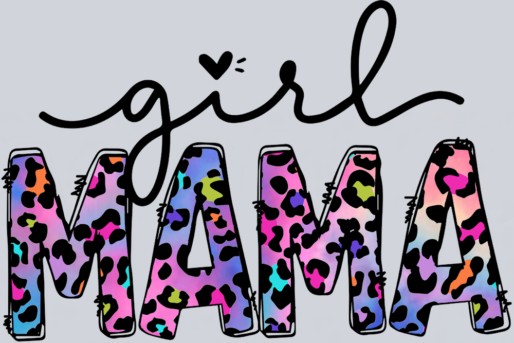 Girl Mama Rainbow Leopard - STK02250